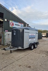 Debon Used Debon C500 Box Van Trailer - Aluminium Sides - Anthracite Grey 2600kg GVW