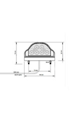 Aspock Regpoint 12/24V LED Number Plate Lamp