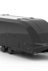 Brian James Race Transporter 7, MY25 - 6.0m x 2.3m, 3500kg, Twin Axle, 12" Wheels, Black