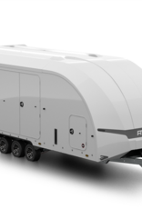 Brian James Race Transporter 7, MY25 - 6.0m x 2.3m, 3500kg, Tri Axle, 10" Wheels, White