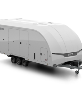 Brian James Race Transporter 7, MY25 - 6.0m x 2.3m, 3500kg, Tri Axle, 10" Wheels, White