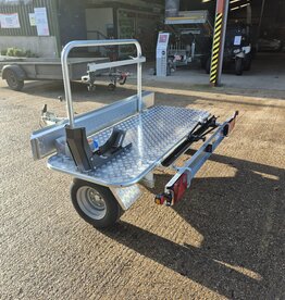 Debon Debon Moto Compact Transverse Bike Trailer with Motorcycle Carrier option & 1 Bicycle Stand