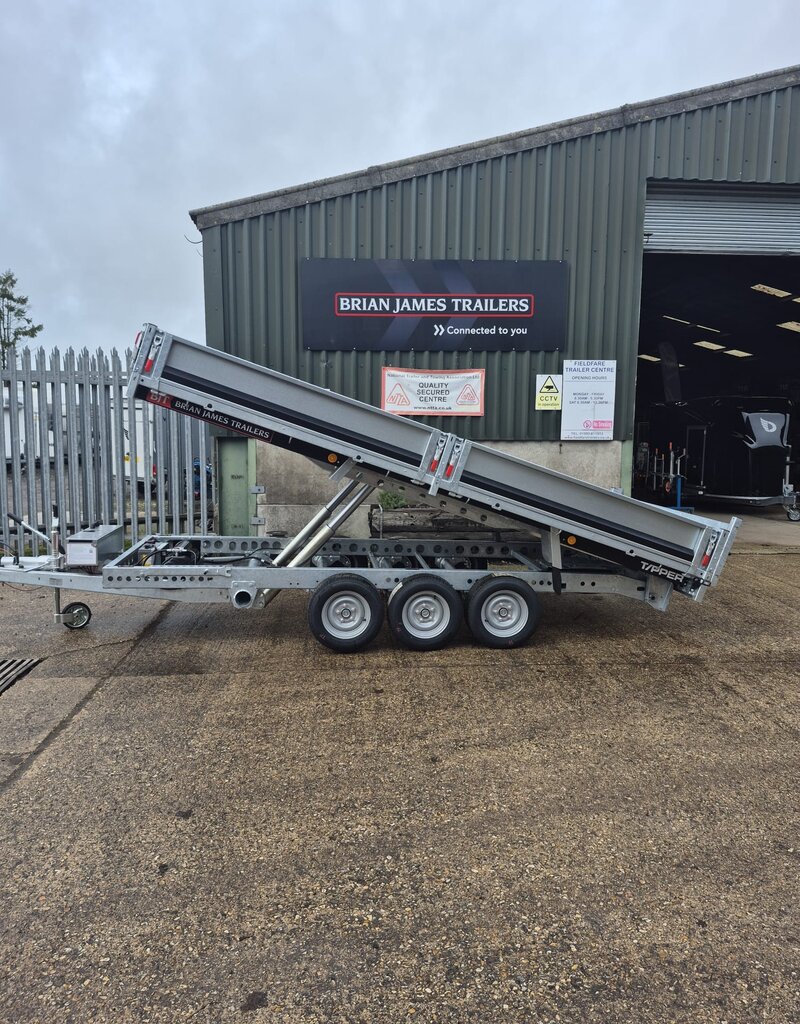 Brian James Tipper 526 - 4.0m x 2.0m, 3500kg, 3 Axle, 12" Wheels