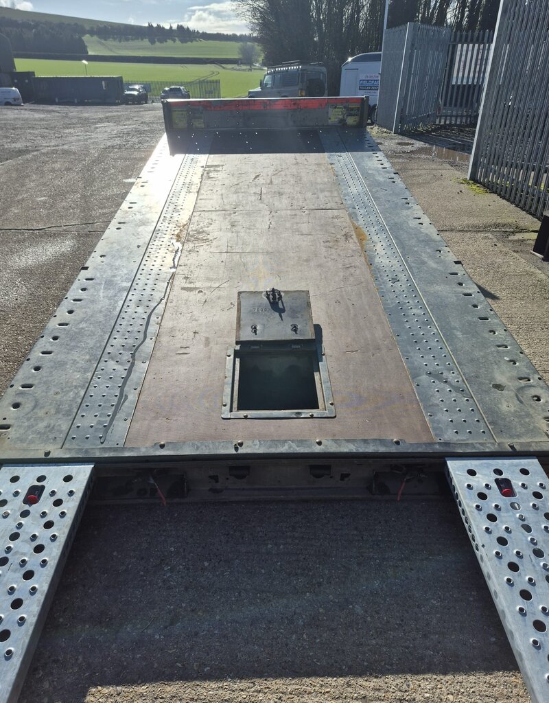 Used Brian James Cargo Connect Tri Axle Manual Tilt bed 475-5453 5m x 2.17m 3500kg GVW
