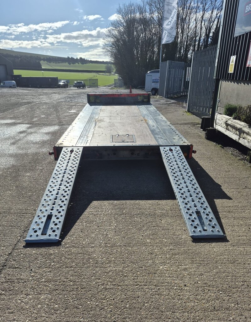 Used Brian James Cargo Connect Tri Axle Manual Tilt bed 475-5453 5m x 2.17m 3500kg GVW