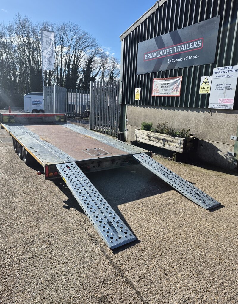 Used Brian James Cargo Connect Tri Axle Manual Tilt bed 475-5453 5m x 2.17m 3500kg GVW