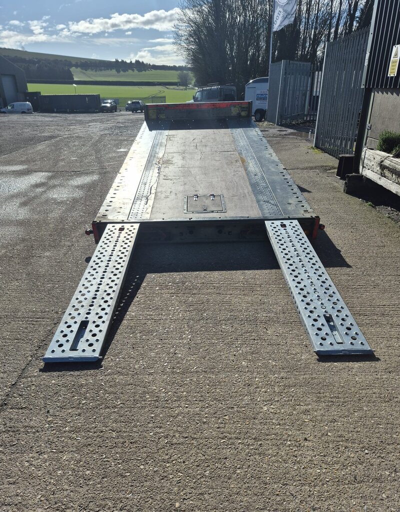 Used Brian James Cargo Connect Tri Axle Manual Tilt bed 475-5453 5m x 2.17m 3500kg GVW