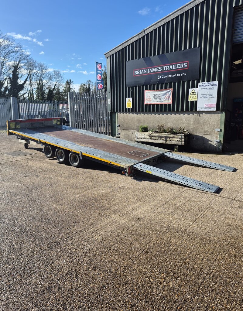 Used Brian James Cargo Connect Tri Axle Manual Tilt bed 475-5453 5m x 2.17m 3500kg GVW