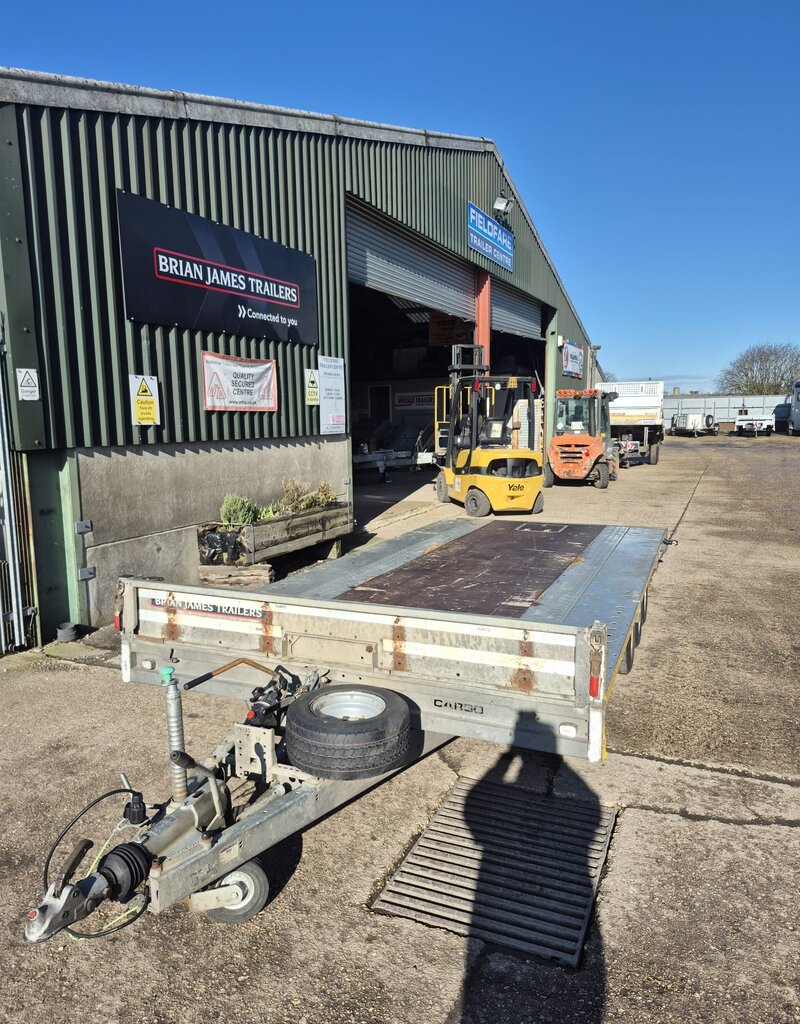 Used Brian James Cargo Connect Tri Axle Manual Tilt bed 475-5453 5m x 2.17m 3500kg GVW