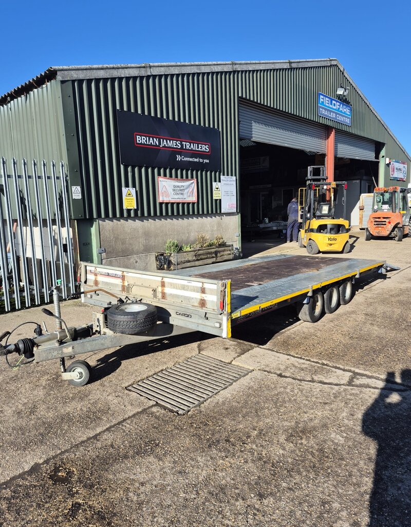 Used Brian James Cargo Connect Tri Axle Manual Tilt bed 475-5453 5m x 2.17m 3500kg GVW