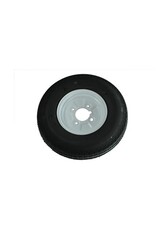 400 x 8 Wheel and Tyre 4 PLY in White 4 inch  PCD | Fieldfare Trailer Centre