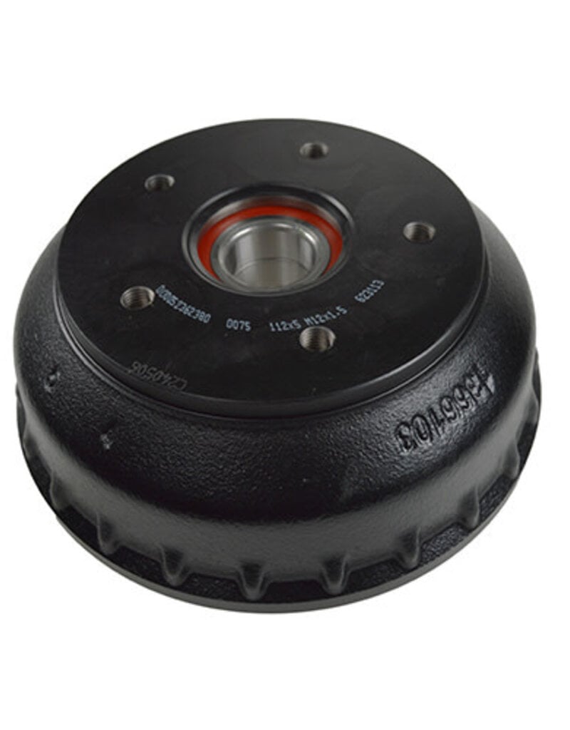 Genuine Alko 2051 Brake Drum c/w 34 x 64 x 37 mm Bearing 5 x112mm pcd