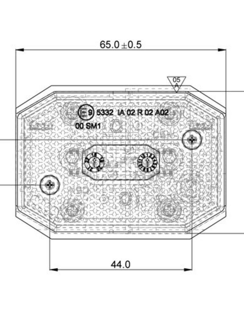 Aspock Trailer Front Marker Light 12V Festoon Bulb NO BRACKET