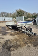 475-6462 Cargo Connect 5.5m x 2.1 Tri-Axle 12" Wheels Manual Tilt, Full Width Tail Panel