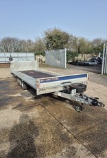 475-6462 Cargo Connect 5.5m x 2.1 Tri-Axle 12" Wheels Manual Tilt, Full Width Tail Panel