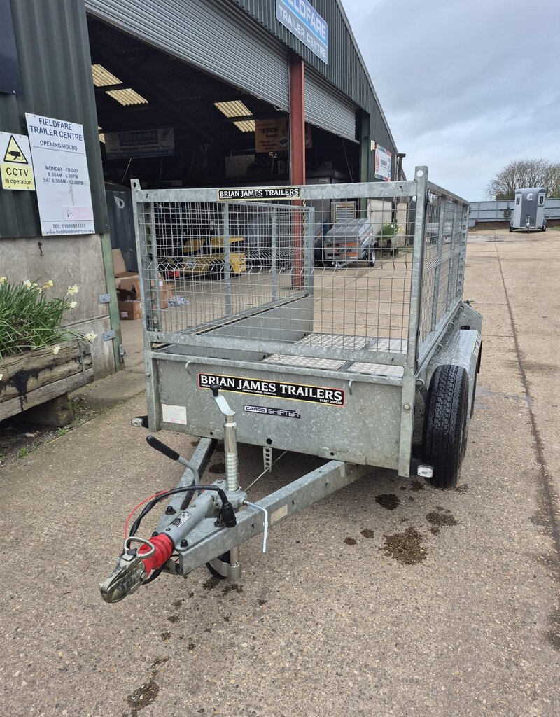 Brian James Cargo Shifter 500-0200 2.5m x 1.3m Twin Axle 2600kg GVW Twin Axle Mesh Side extensions and Rear Ramp