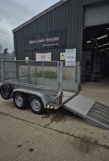 Brian James Cargo Shifter 500-0200 2.5m x 1.3m Twin Axle 2600kg GVW Twin Axle Mesh Side extensions and Rear Ramp