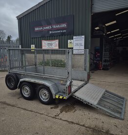 Brian James Cargo Shifter 500-0200 2.5m x 1.3m Twin Axle 2600kg GVW Twin Axle Mesh Side extensions and Rear Ramp