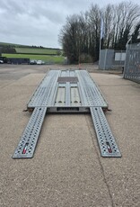 Used 2021 Brian James T Transporter  5.5m x 2.22m Tri Axle 10" Wheels 3500Kg Gross Manul Tilt