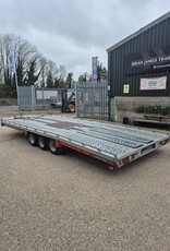 Used 2021 Brian James T Transporter  5.5m x 2.22m Tri Axle 10" Wheels 3500Kg Gross Manul Tilt