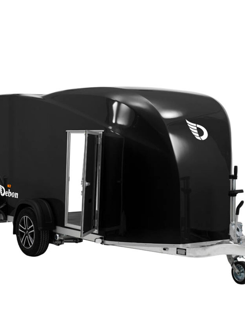 Debon Debon Cargo XL Box Trailer 1300kg GVW Single Axle, Side Door and Spare Wheel
