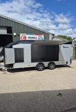 Debon Debon C2000 Enclosed Car Trailer IN Black 3500kg GVW  Twin Axle, Fitted with Internal Loading ramps, Electric Winch, Alloy wheels,
