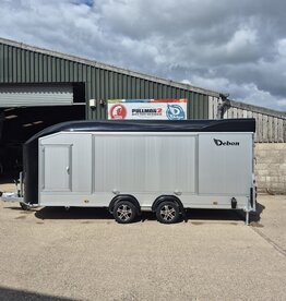 Debon Debon C2000 Enclosed Car Trailer IN Black 3500kg GVW  Twin Axle, Fitted with Internal Loading ramps, Electric Winch, Alloy wheels,