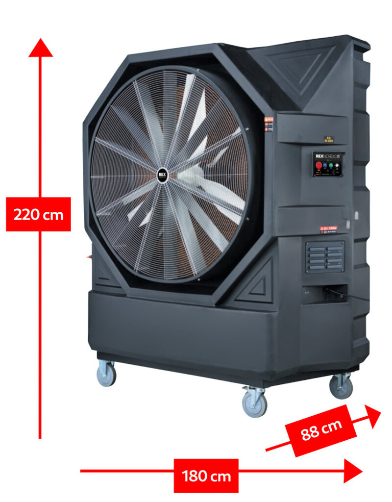 AIRREX REX NORDIC REX 48000  Cooling capacity 500 m²