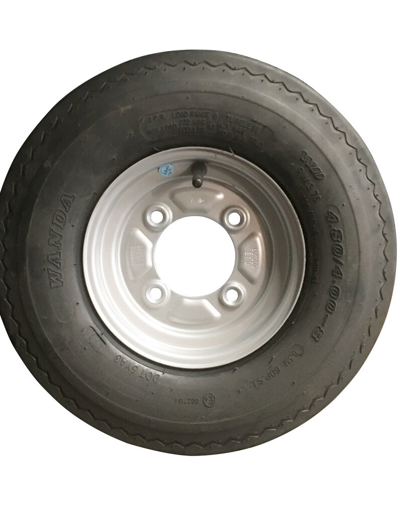 Trailer Wheel & Tyre 4.80/4.00-8  115mm PCD fits MP6812 Trailer