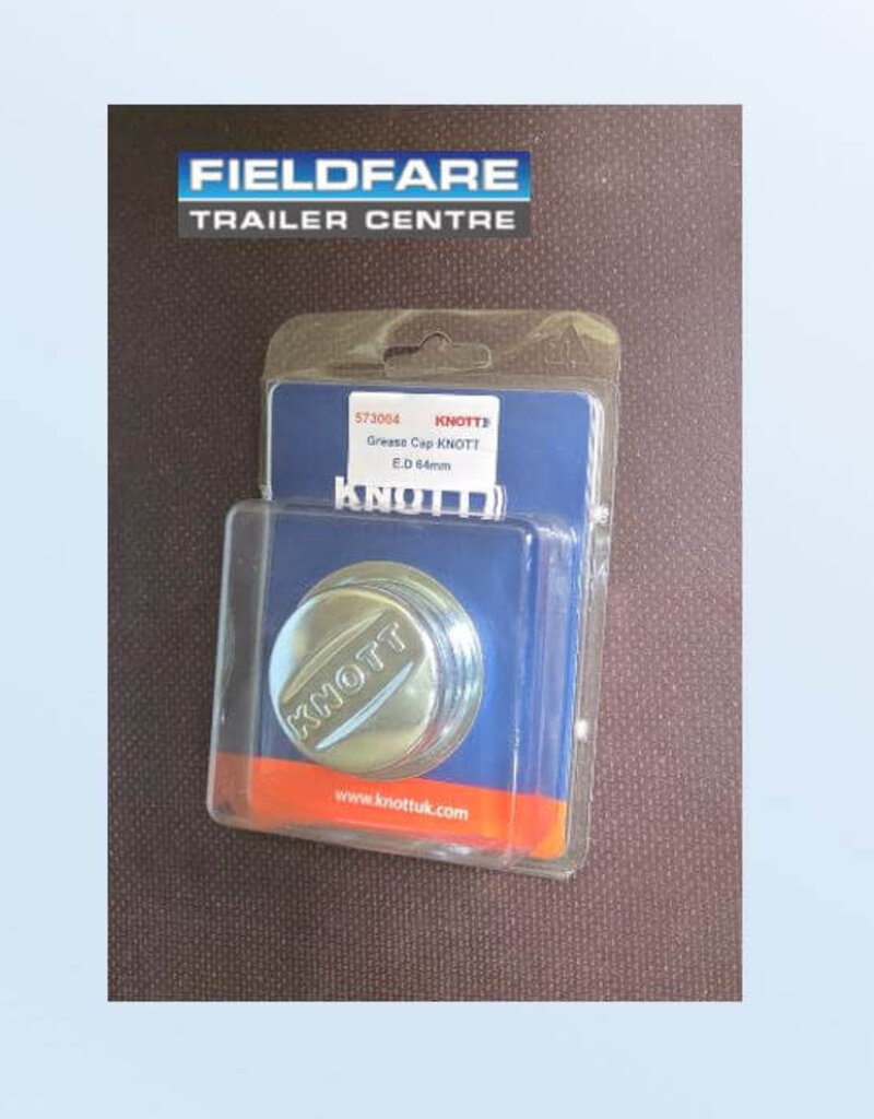 Branded Knott 64mm Steel Hub Cap - Single