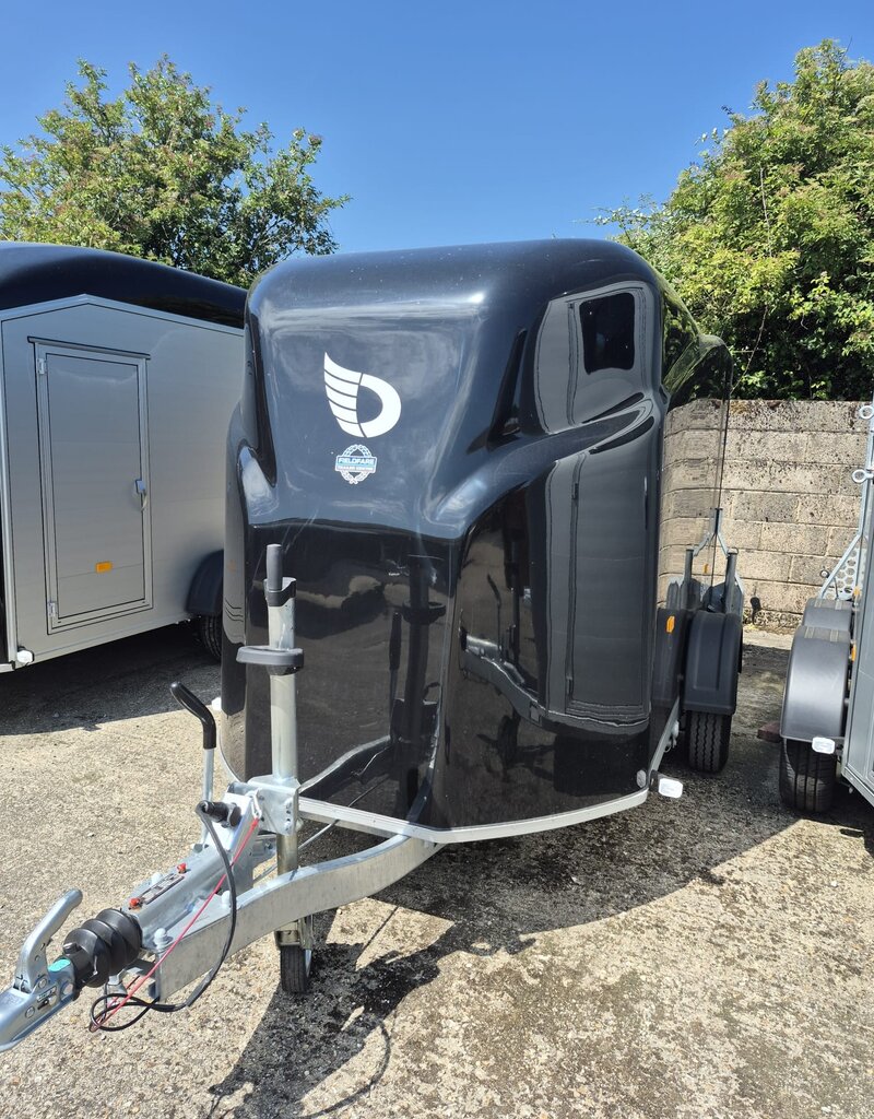 Debon 2026 Debon Cargo 1300 Single Axle box Trailer 1300kg GVW in Black with Side Door