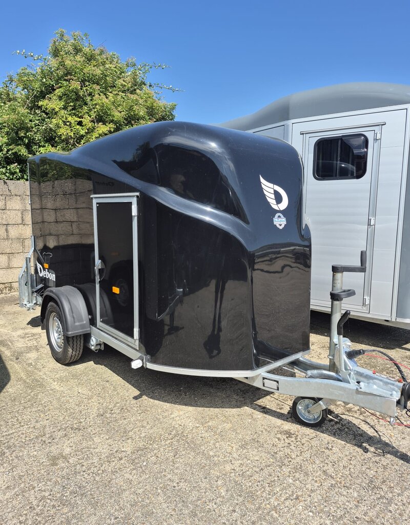 Debon 2026 Debon Cargo 1300 Single Axle box Trailer 1300kg GVW in Black with Side Door