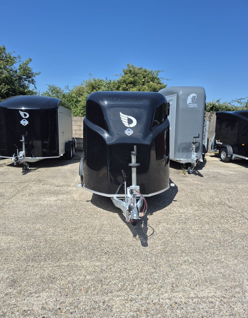 Debon 2026 Debon Cargo 1300 Single Axle box Trailer 1300kg GVW in Black with Side Door