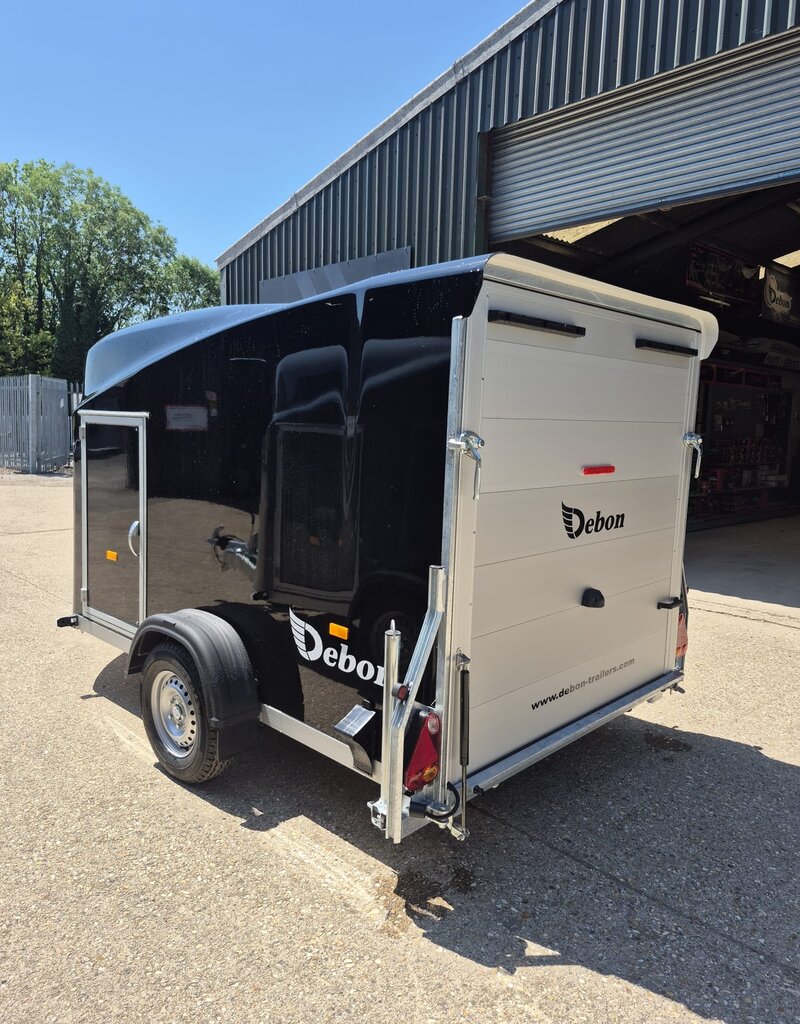Debon Debon Cargo XL Box Trailer 1300kg GVW Single Axle, Side Door and Spare Wheel