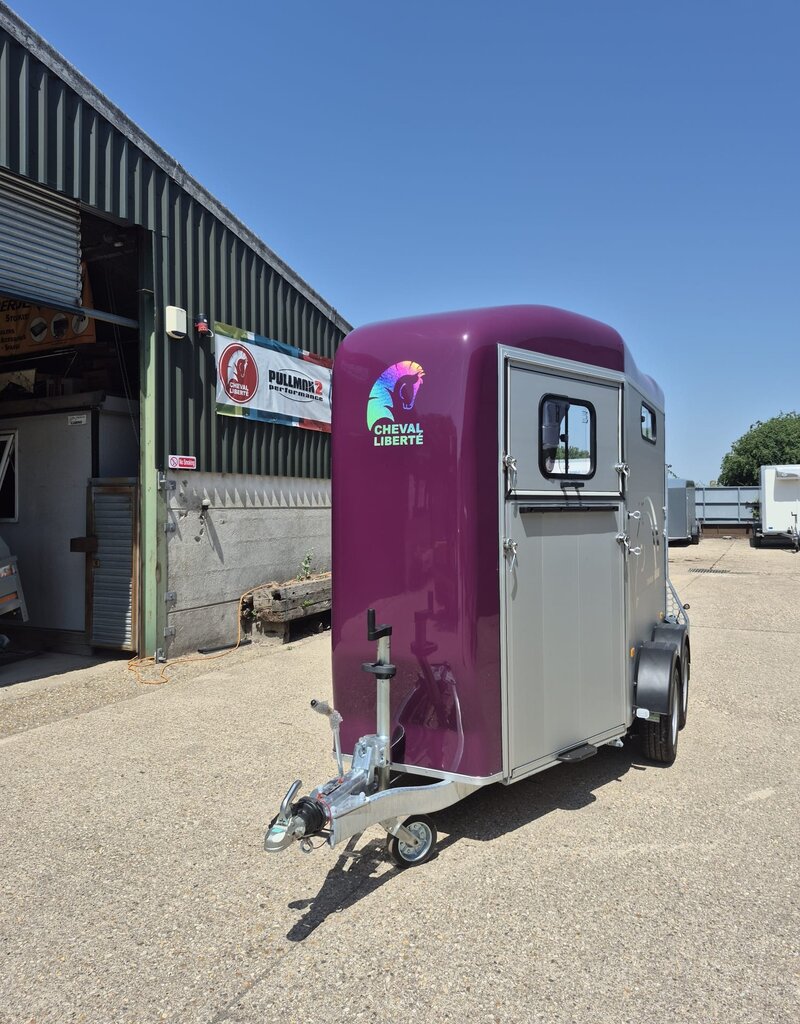 Cheval Liberte Cheval Liberte Touring Country Two Horse Trailer With Built in Tack Room 2600KG GVW Violet