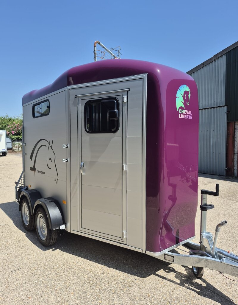 Cheval Liberte Cheval Liberte Touring Country Two Horse Trailer With Built in Tack Room 2600KG GVW Violet