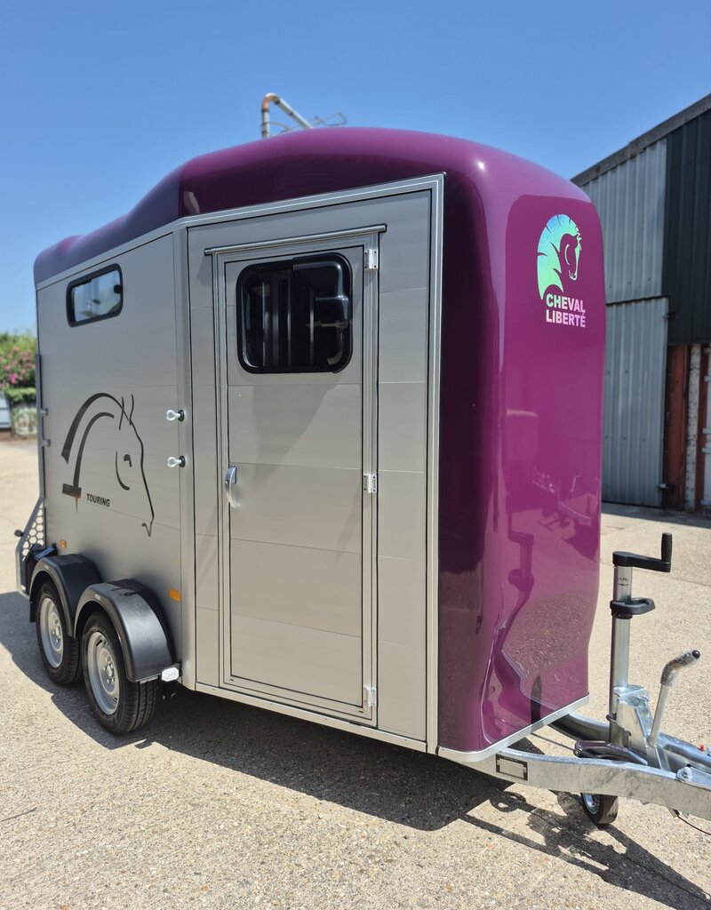 Cheval Liberte Cheval Liberte Touring Country Two Horse Trailer With Built in Tack Room 2600KG GVW Violet
