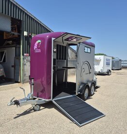 Cheval Liberte Cheval Liberte Touring Country Two Horse Trailer With Built in Tack Room 2600KG GVW Violet