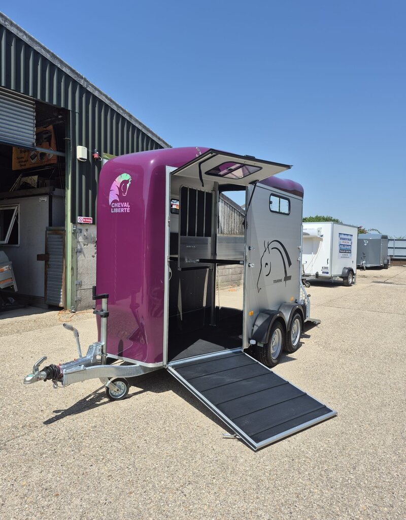 Cheval Liberte Cheval Liberte Touring Country Two Horse Trailer With Built in Tack Room 2600KG GVW Violet