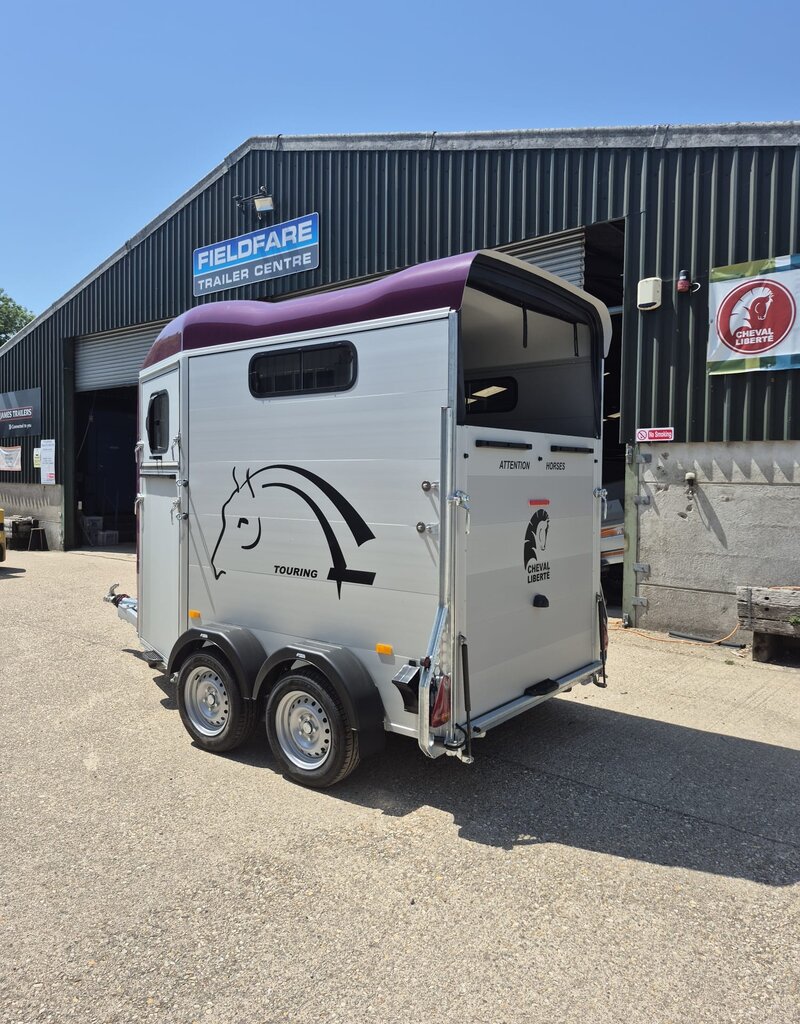 Cheval Liberte Cheval Liberte Touring Country Two Horse Trailer With Built in Tack Room 2600KG GVW Violet
