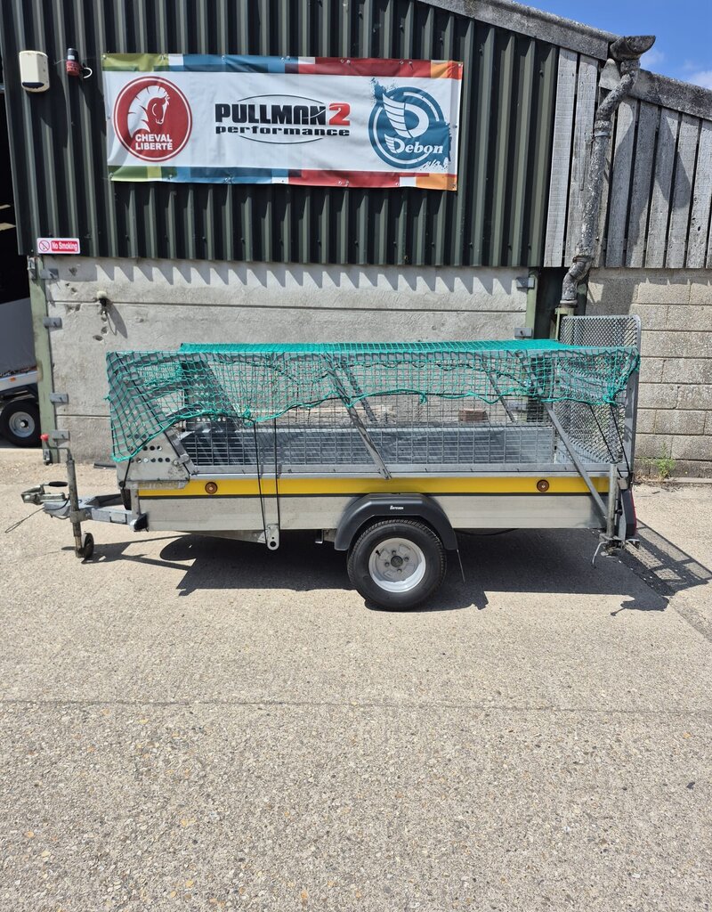 Bateson Trailers Used Bateson B84 Single Axle Unbraked Trailer 8'x4' Mesh Sides & Ramp 750kg GVW