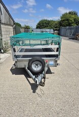 Bateson Trailers Used Bateson B84 Single Axle Unbraked Trailer 8'x4' Mesh Sides & Ramp 750kg GVW
