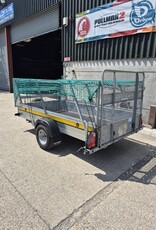 Bateson Trailers Used Bateson B84 Single Axle Unbraked Trailer 8'x4' Mesh Sides & Ramp 750kg GVW