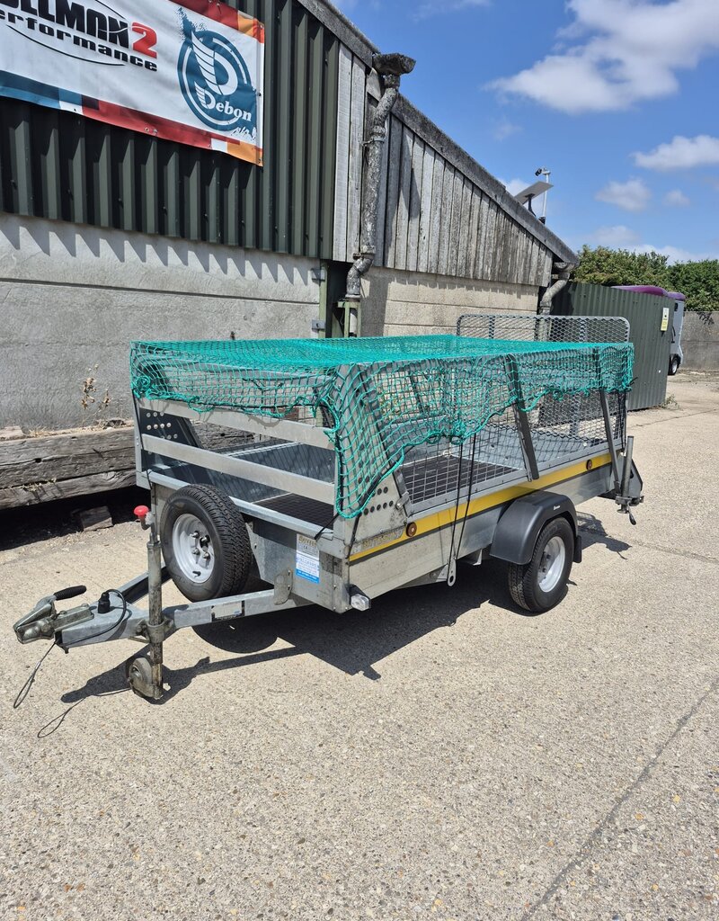 Bateson Trailers Used Bateson B84 Single Axle Unbraked Trailer 8'x4' Mesh Sides & Ramp 750kg GVW