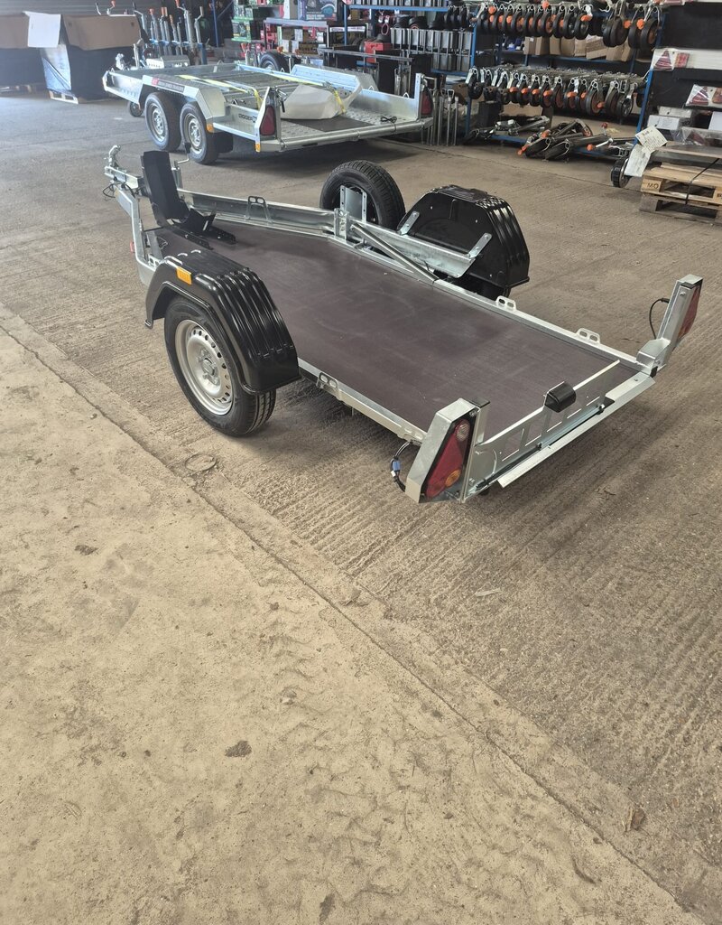 Debon Debon Moto1 Single Tilt Bed Motorcycle Trailer 750kg GVW 577kg Payload