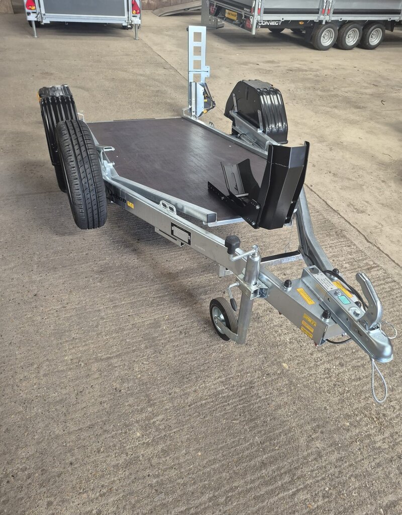 Debon Debon Moto1 Single Tilt Bed Motorcycle Trailer 750kg GVW 577kg Payload