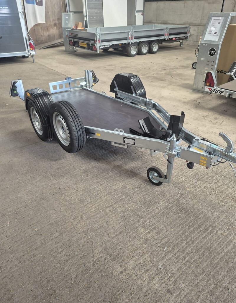 Debon Debon Moto1 Single Tilt Bed Motorcycle Trailer 750kg GVW 577kg Payload