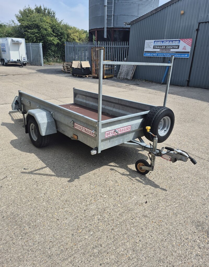 Wessex Trailers Used Wessex ATV84 8'x4' 750kg Single Axle Trailer 590kg Payload, Loading Ramp