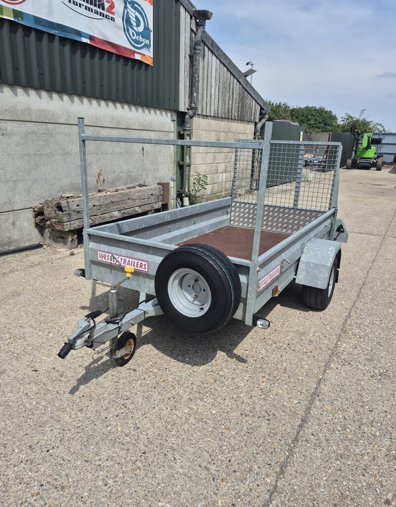 Wessex Trailers Used Wessex ATV84 8'x4' 750kg Single Axle Trailer 590kg Payload, Loading Ramp