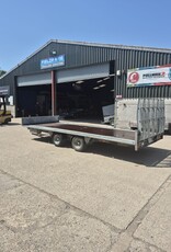 Used Ifor Williams TB5021-352 Tiltbed Trailer 16'6" x 8" 3500kg GVW Twin Axle Tilting Trailer